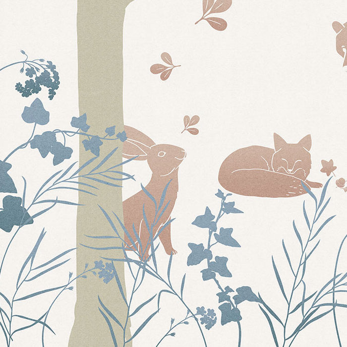Forest Animals - Custom Sized Mural Wallpaper (per m2)