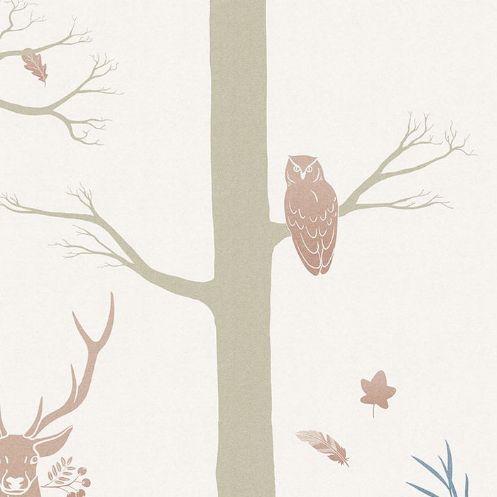 Forest Animals - Custom Sized Mural Wallpaper (per m2)
