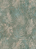 Forest Frame - Leaves Wallpaper - Jade Moss