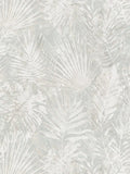 Forest Frame - Leaves Wallpaper - Slate Grey
