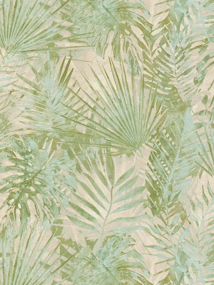 Forest Frame - Leaves Wallpaper - Tea Leaf