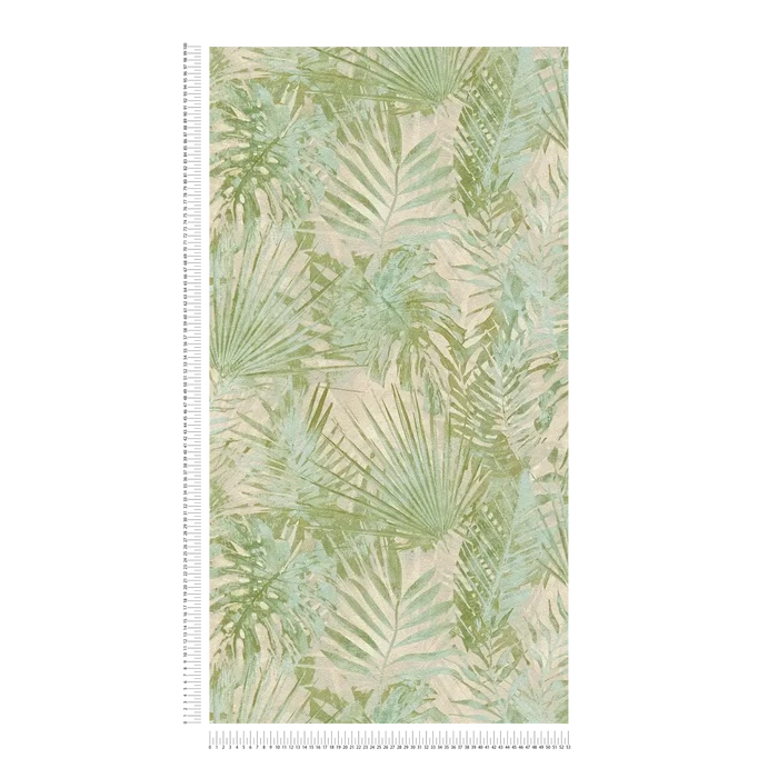 Forest Frame - Leaves Wallpaper - Tea Leaf