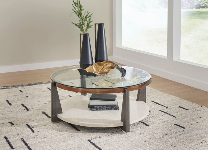 Frazwa Coffee Table - Adams Furniture