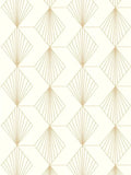 French Affair – Art Deco Wallpaper – Cream Gold