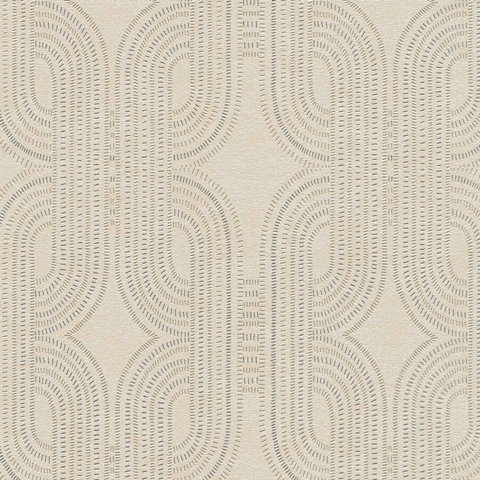 French Affair – Metallic Wallpaper – Beige