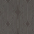 French Affair – Metallic Wallpaper – Black