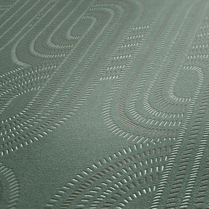 French Affair – Metallic Wallpaper – Green