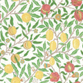 Fruit Wallpaper by William Morris - Green/Madder