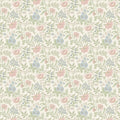 Garden Muse Wallpaper - Pink/Green