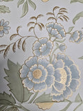 Garden Muse Wallpaper - Sky Blue