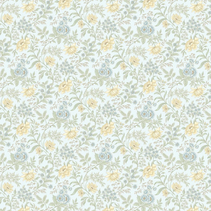 Garden Muse Wallpaper - Sky Blue