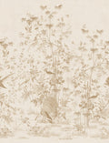 Garden of Serenity - Custom Sized Wallpaper Mural (per m2) - Beige