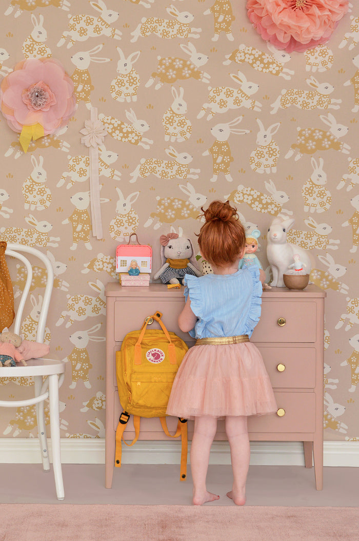 Garden Party Wallpaper - Blush Pink