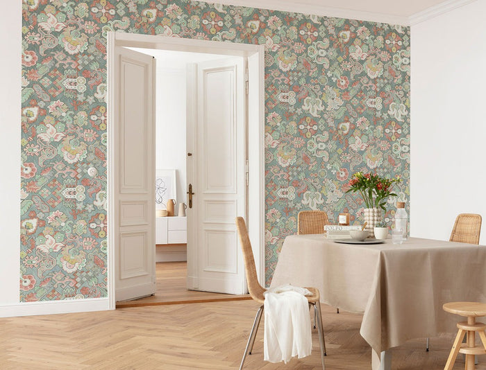 Garden Tapestry - Custom Sized Wallpaper Mural (per m2)