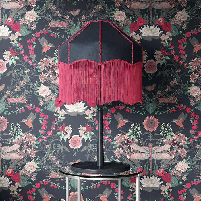 Garden Treasures Wallpaper - Starlight Black
