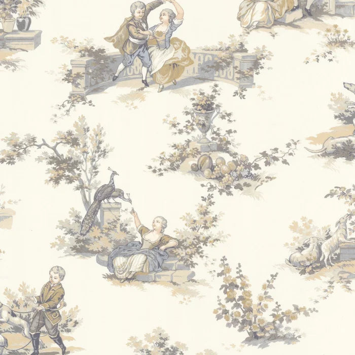 Gavotte Wallpaper - Beige
