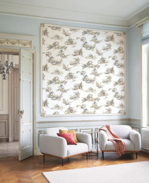 Gavotte Wallpaper - Beige