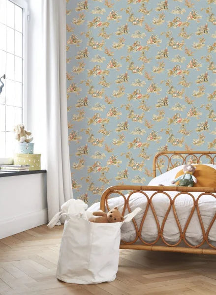 Gavotte Wallpaper - Blue