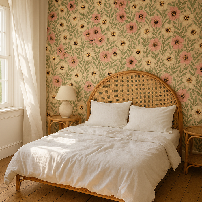 Gentle Manuka Mural Customisable Mural (per m2)