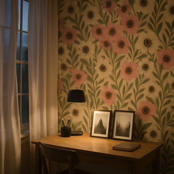 Gentle Manuka Mural Customisable Mural (per m2)