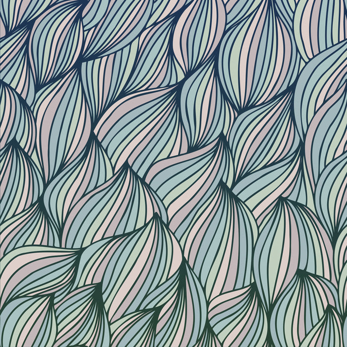 Gentle Waves - Custom Sized Wallpaper Mural (per m2)