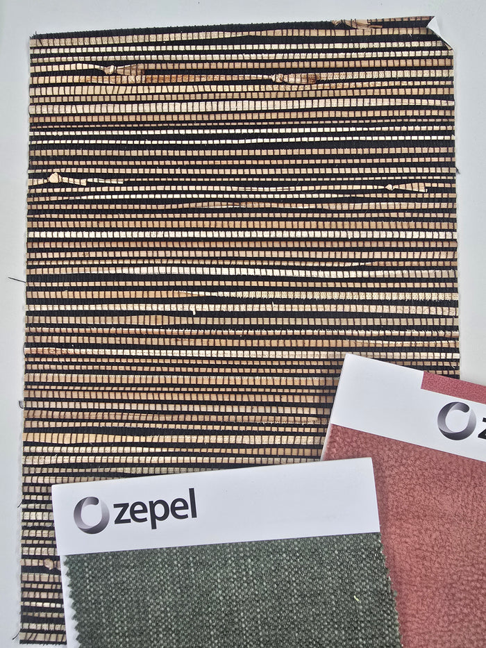 Genuine Grasscloth Wallpaper - Black