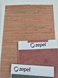 Genuine Grasscloth Wallpaper - Magenta Orange