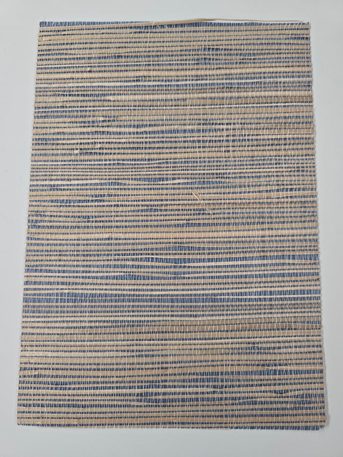 Genuine Grasscloth Wallpaper - Marine Blue
