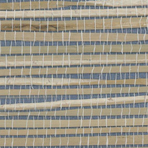 Genuine Grasscloth Wallpaper - Marine Blue