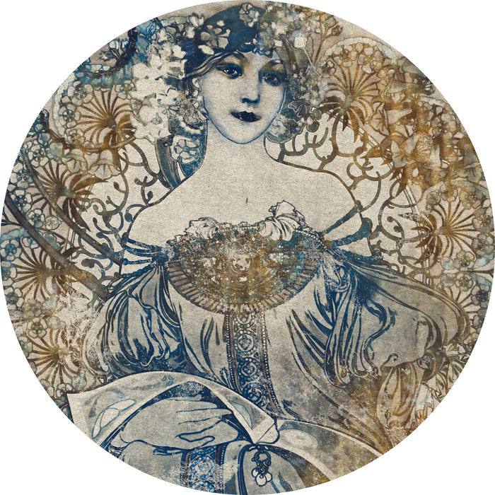 Goddess - Circular Mural - Self Adhesive