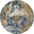 Goddess - Circular Mural - Self Adhesive
