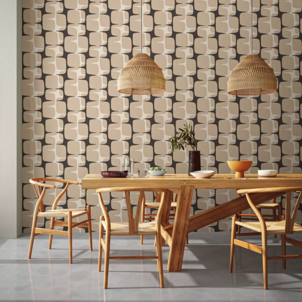 Going Lohko Wallpaper -  Powder / Liquorice