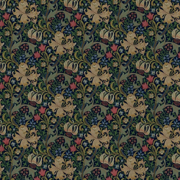 Golden Lily - Morris - Indigo