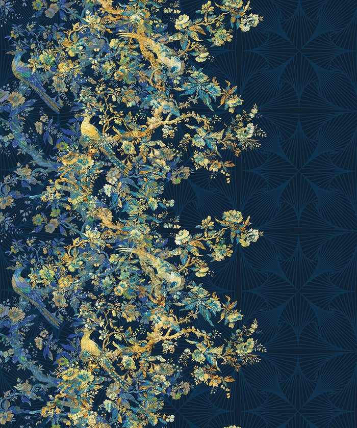 Golden Verve - Custom Sized Wallpaper Mural (per m2)