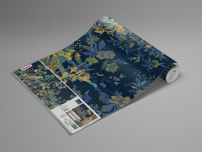 Golden Verve - Custom Sized Wallpaper Mural (per m2)