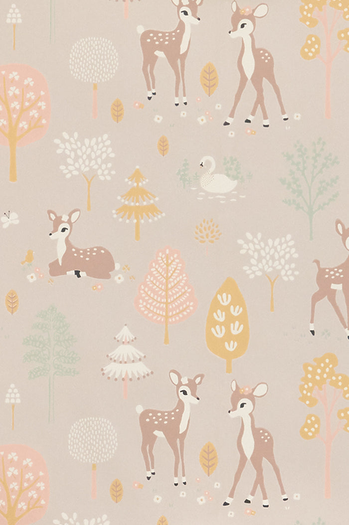 Golden Woods Wallpaper - Dusty Lilac