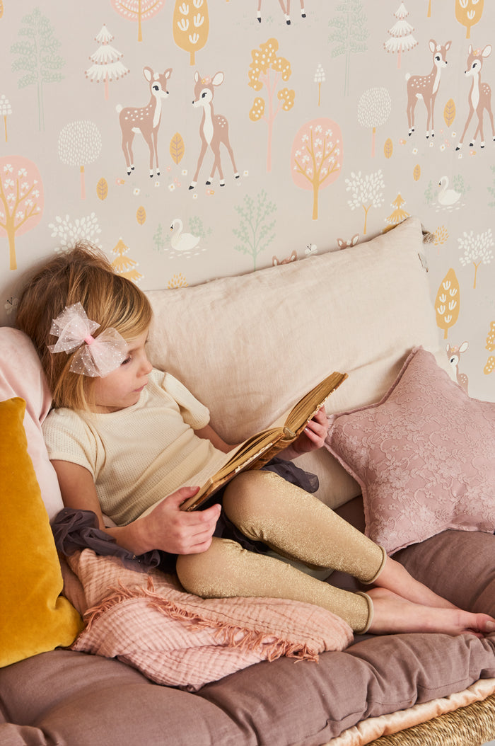 Golden Woods Wallpaper - Dusty Lilac
