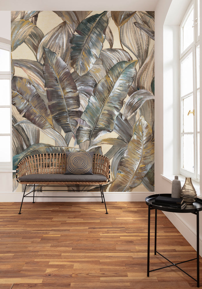Graceful Gold - Custom Sized Wallpaper Mural (per m2)