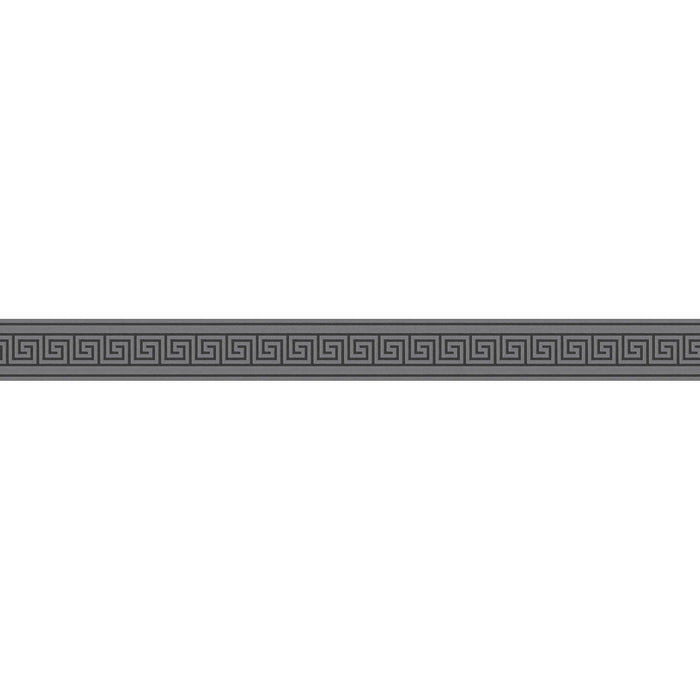Graphic Meander Border - Black - Self Adhesive