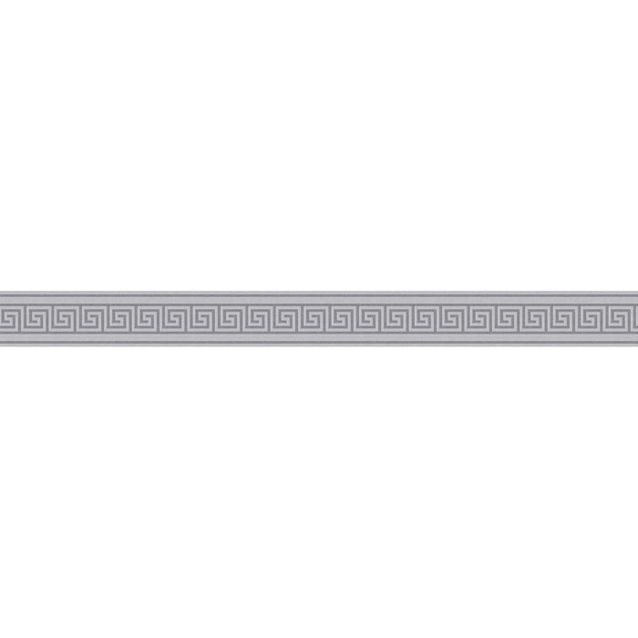 Graphic Meander Border - Grey - Self Adhesive