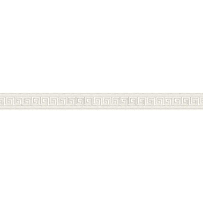 Graphic Meander Border - White - Self Adhesive