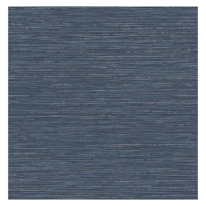 Grasscloth Wallpaper-Indigo