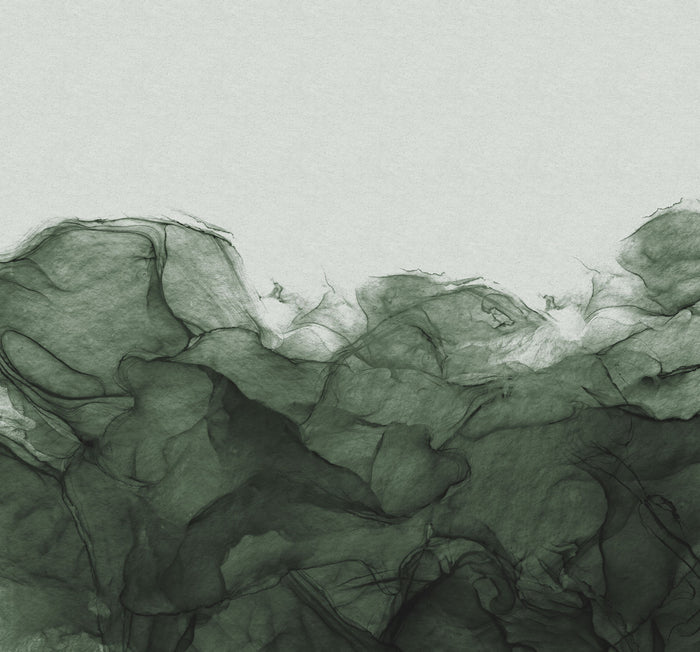 Green Dust - Custom Sized Mural Wallpaper (per m2)