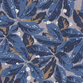 Greenery Leaf Wallpaper - Blue - Discontinuing