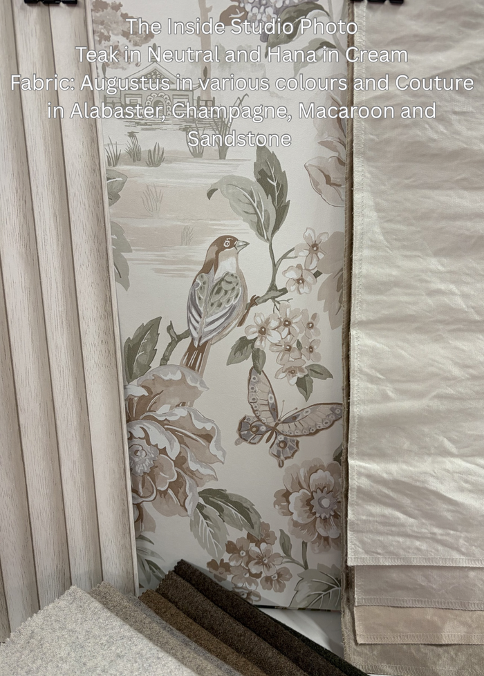 Hana – Japanese Floral Wallpaper – Cream