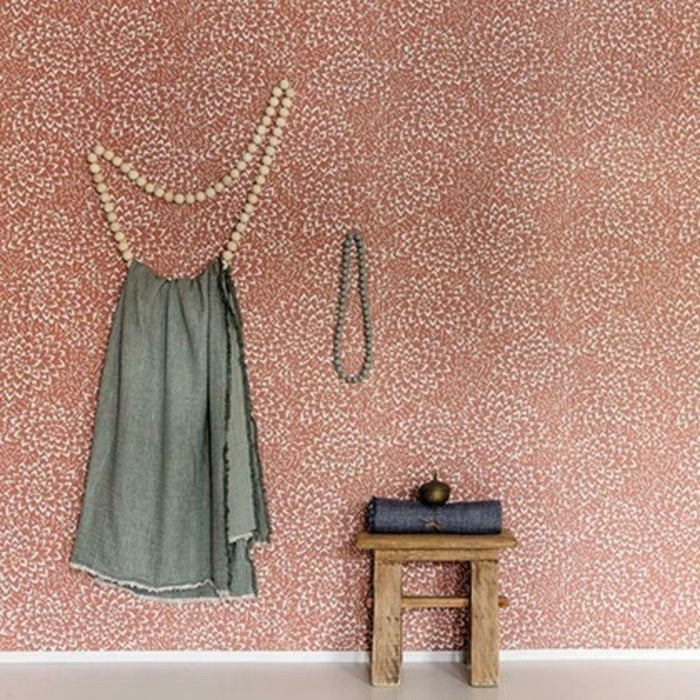 Hanami Flower Wallpaper  - Terracotta - Last Roll