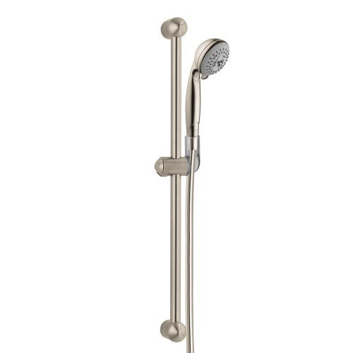 Hansgrohe 06494820 Croma 3-Jet Wallbar Set, Brushed Nickel