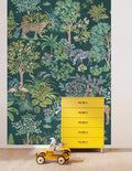 Happy Jungle - Custom Sized Mural Wallpaper (per m2)
