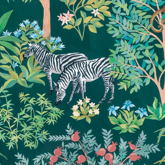Happy Jungle - Custom Sized Mural Wallpaper (per m2)