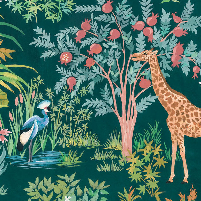 Happy Jungle - Custom Sized Mural Wallpaper (per m2)